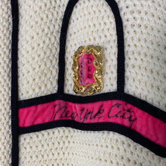 Vintage Ethel of Beverly Hills Women’s Cardigan Wool Novelty‎ Mod Fashion Size M - Picture 5 of 16